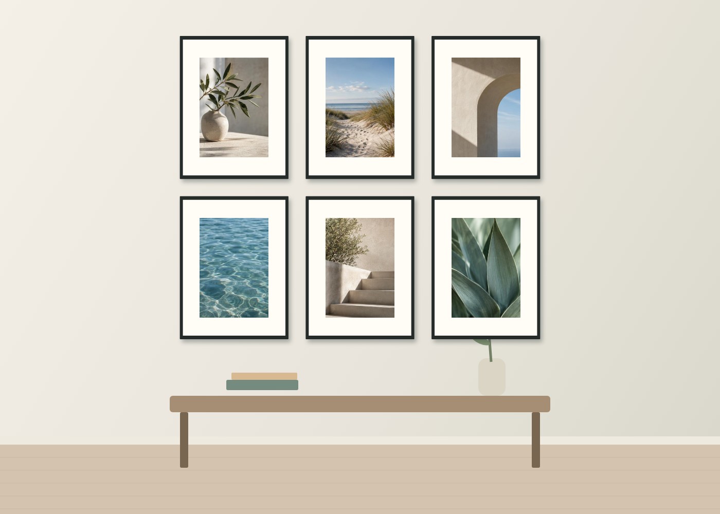 Bilderwand · illustrative Vorschau